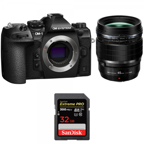 OM System OM-1 Mark II + ED 45mm f/1.2 PRO + 1 SanDisk 32GB Extreme PRO UHS-II SDXC 300 MB/s|MCZ DIRECT