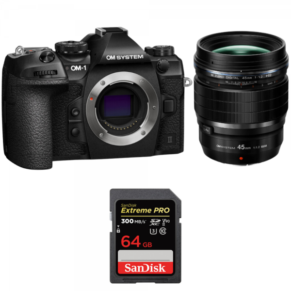 OM System OM-1 Mark II + ED 45mm f/1.2 PRO + 1 SanDisk 64GB Extreme PRO UHS-II SDXC 300 MB/s|MCZ DIRECT