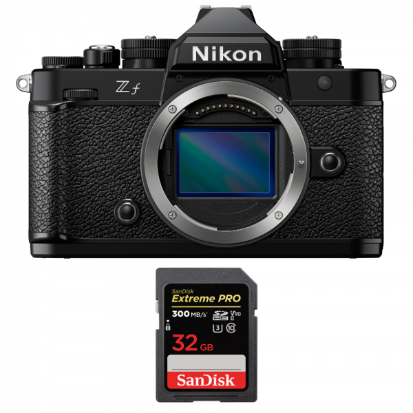 Nikon Zf + 1 SanDisk 32GB Extreme PRO UHS-II SDXC 300 MB/s|MCZ DIRECT