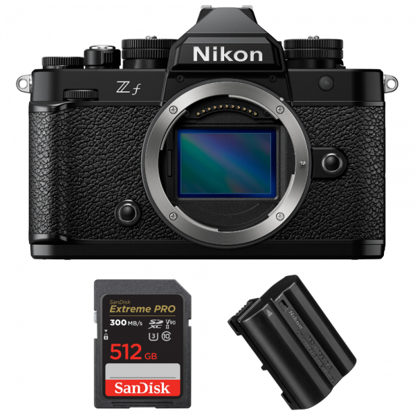 Nikon Zf + 1 SanDisk 512GB Extreme PRO UHS-II SDXC 300 MB/s + 1 Nikon EN-EL15C-1