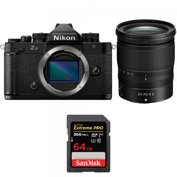 Nikon Zf + Z 24-70mm f/4 S + 1 SanDisk 64GB Extreme PRO UHS-II SDXC 300 MB/s-1