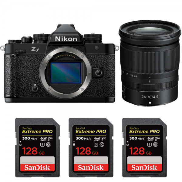 Nikon Zf + Z 24-70mm f/4 S + 3 SanDisk 128GB Extreme PRO UHS-II SDXC 300 MB/s-1