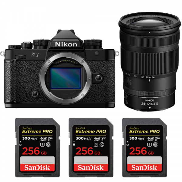 Nikon Zf + 24-120mm f/4 S + 3 SanDisk 256GB Extreme PRO UHS-II SDXC 300 MB/s-1