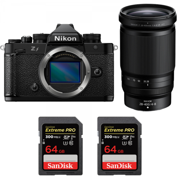 Nikon Zf + 28-400mm f/4-8 VR + 2 SanDisk 64GB Extreme PRO UHS-II SDXC 300 MB/s-1