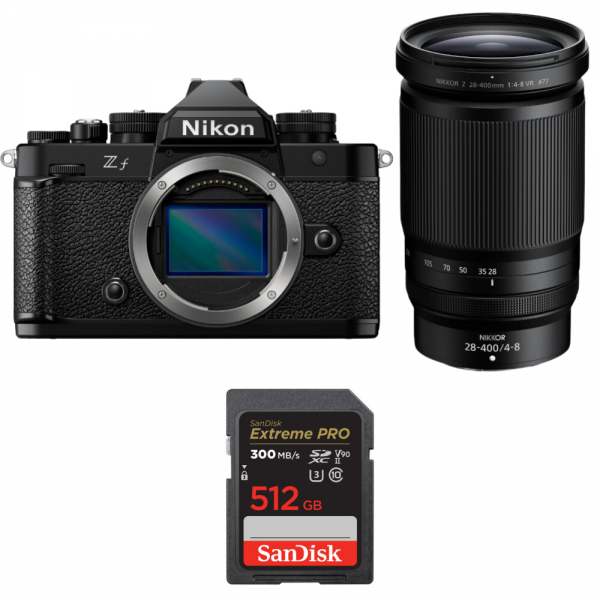 Nikon Zf + 28-400mm f/4-8 VR + 1 SanDisk 512GB Extreme PRO UHS-II SDXC 300 MB/s-1