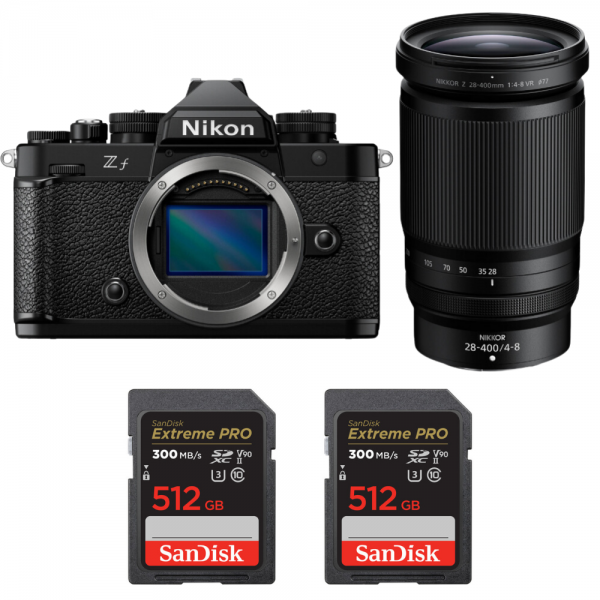 Nikon Zf + 28-400mm f/4-8 VR + 2 SanDisk 512GB Extreme PRO UHS-II SDXC 300 MB/s-1