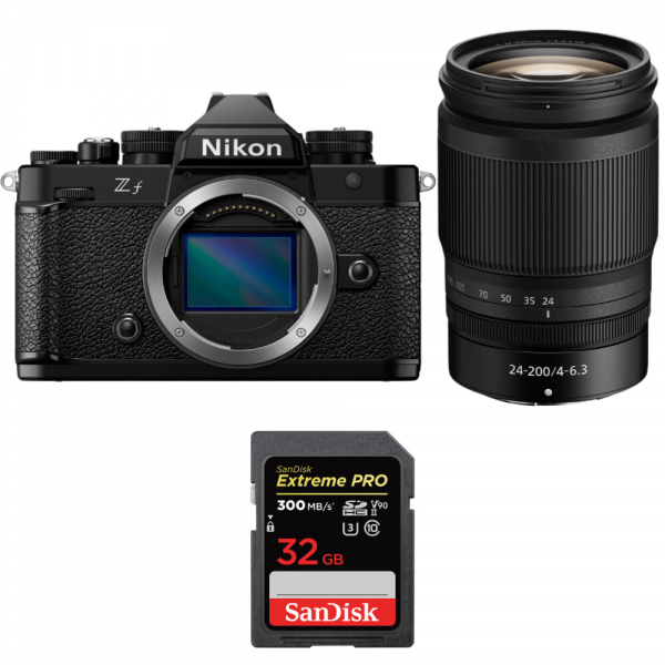 Nikon Zf + 24-200mm f/4-6.3 VR + 1 SanDisk 32GB Extreme PRO UHS-II SDXC 300 MB/s-1