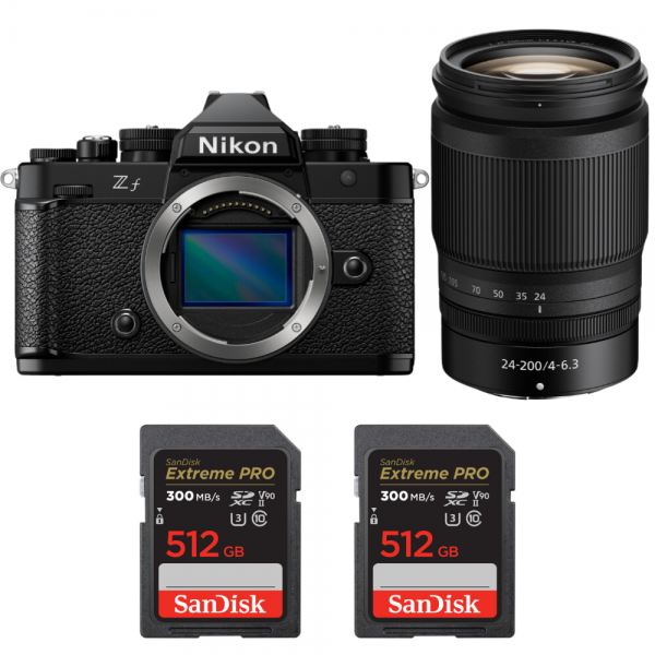 Nikon Zf + 24-200mm f/4-6.3 VR + 2 SanDisk 512GB Extreme PRO UHS-II SDXC 300 MB/s-1