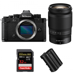 Nikon Zf + 24-200mm f/4-6.3 VR + 1 SanDisk 32GB Extreme PRO UHS-II SDXC 300 MB/s + 1 Nikon EN-EL15C-1