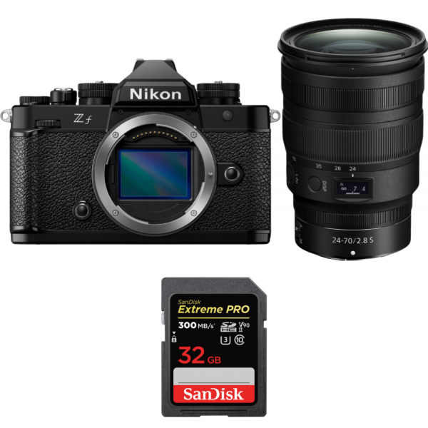 Nikon Zf + 24-70mm f/2.8 S + 1 SanDisk 32GB Extreme PRO UHS-II SDXC 300 MB/s-1