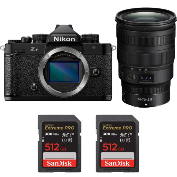 Nikon Zf + 24-70mm f/2.8 S + 2 SanDisk 512GB Extreme PRO UHS-II SDXC 300 MB/s|MCZ DIRECT