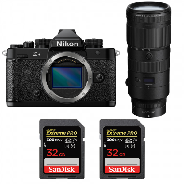 Nikon Zf + 70-200mm f/2.8 VR S + 2 SanDisk 32GB Extreme PRO UHS-II SDXC 300 MB/s-1