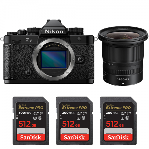 Nikon Zf + 14-30mm f/4 S + 3 SanDisk 512GB Extreme PRO UHS-II SDXC 300 MB/s-1