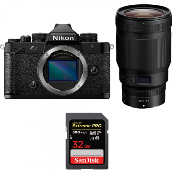 Nikon Zf + 50mm f/1.2 S + 1 SanDisk 32GB Extreme PRO UHS-II SDXC 300 MB/s-1