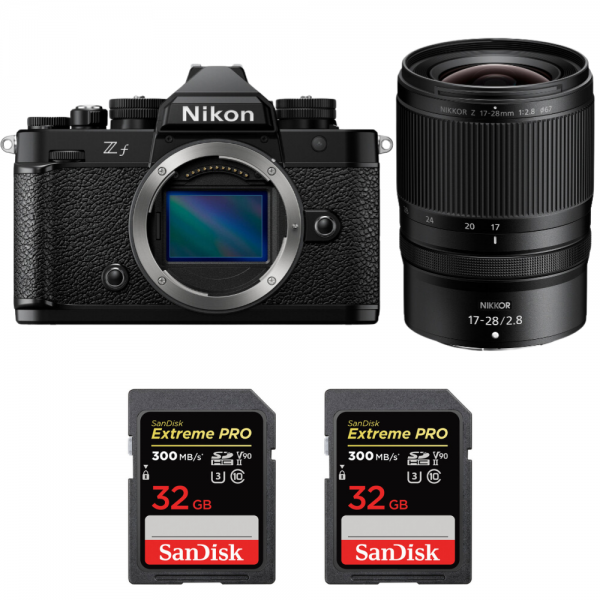 Nikon Zf + 17-28mm f/2.8 + 2 SanDisk 32GB Extreme PRO UHS-II SDXC 300 MB/s-1