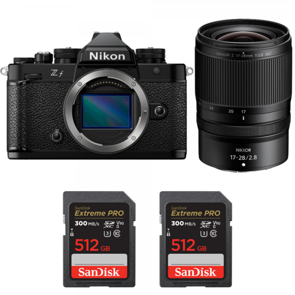 Nikon Zf + 17-28mm f/2.8 + 2 SanDisk 512GB Extreme PRO UHS-II SDXC 300 MB/s-1