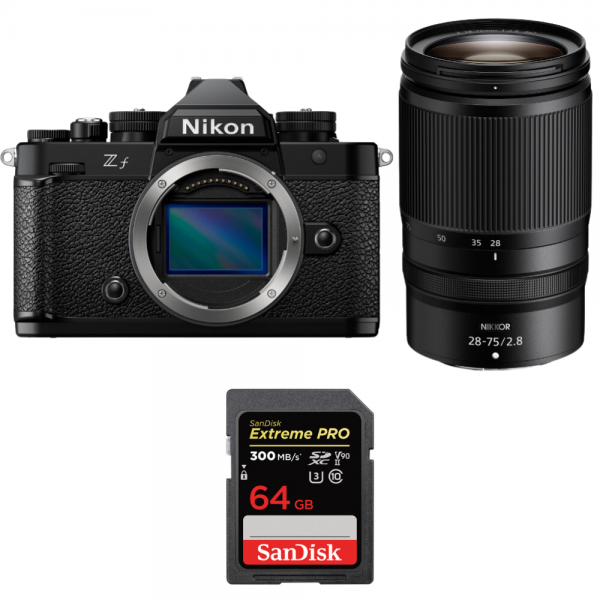 Nikon Zf + 28-75mm f/2.8 + 1 SanDisk 64GB Extreme PRO UHS-II SDXC 300 MB/s-1