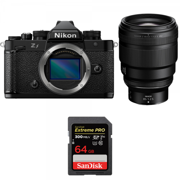 Nikon Zf + 85mm f/1.2 S + 1 SanDisk 64GB Extreme PRO UHS-II SDXC 300 MB/s-1