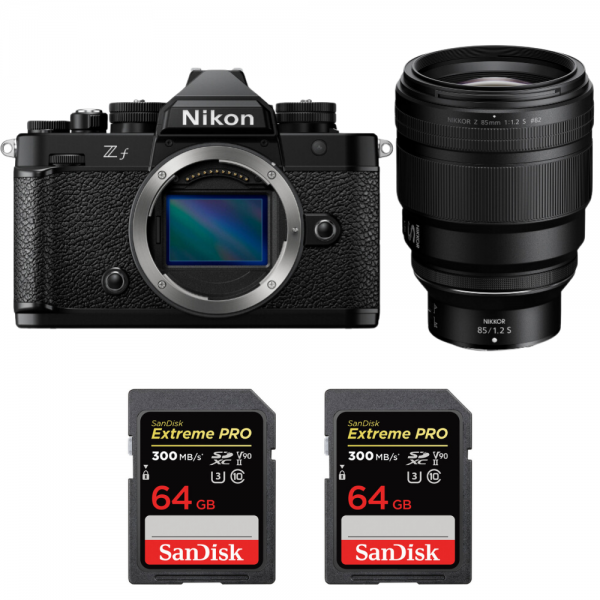 Nikon Zf + 85mm f/1.2 S + 2 SanDisk 64GB Extreme PRO UHS-II SDXC 300 MB/s-1