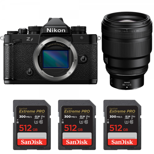 Nikon Zf + 85mm f/1.2 S + 3 SanDisk 512GB Extreme PRO UHS-II SDXC 300 MB/s|MCZ DIRECT