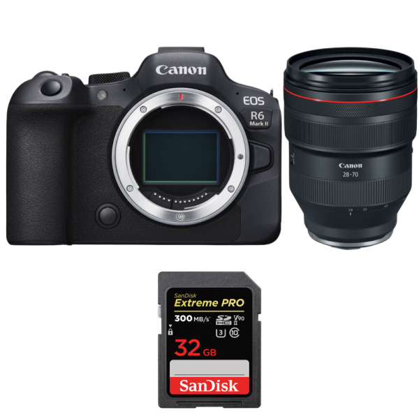 Canon EOS R6 Mark II + RF 28-70mm f/2 L USM + 1 SanDisk 32GB Extreme PRO UHS-II SDXC 300 MB/s-1