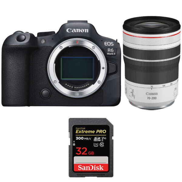 Canon EOS R6 Mark II + RF 70-200mm f/4 L IS USM + 1 SanDisk 32GB Extreme PRO UHS-II SDXC 300 MB/s-1