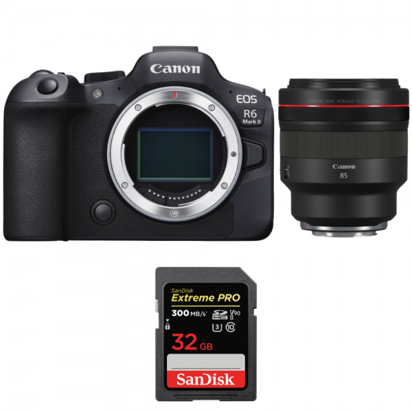 Canon EOS R6 Mark II + RF 85mm f/1.2 L USM + 1 SanDisk 32GB Extreme PRO UHS-II SDXC 300 MB/s-1