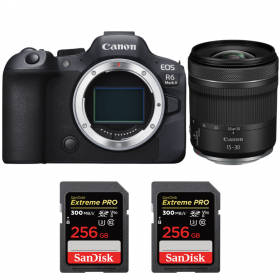 Canon EOS R6 Mark II + RF 15-30mm f/4.5-6.3 IS STM + 2 SanDisk 256GB Extreme PRO UHS-II SDXC 300 MB/s-1