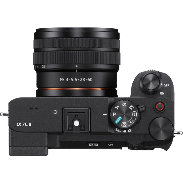 Sony a7C II Black + FE 28-60mm f/4-5.6 - Mirrorless camera|MCZ DIRECT