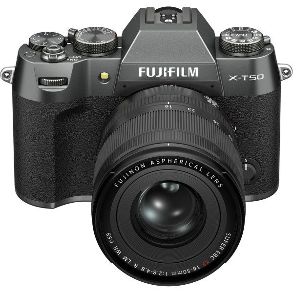 Fujifilm X-T50 Charcoal Silver + 16-50mm f/2.8-4.8 R LM WR|MCZ DIRECT