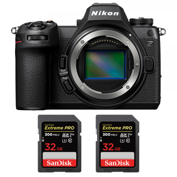 Nikon Z6 III + 2 SanDisk 32GB Extreme PRO UHS-II SDXC 300 MB/s|MCZ DIRECT