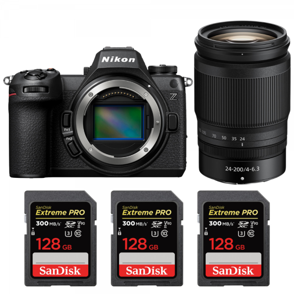 Nikon Z6 III + Z 24-200mm f/4-6.3 VR + 3 SanDisk 128GB Extreme PRO UHS-II SDXC 300 MB/s-1