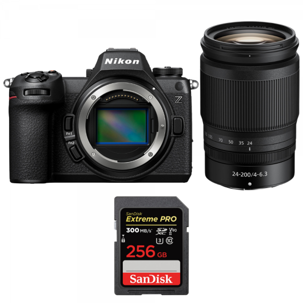 Nikon Z6 III + Z 24-200mm f/4-6.3 VR + 1 SanDisk 256GB Extreme PRO UHS-II SDXC 300 MB/s|MCZ DIRECT