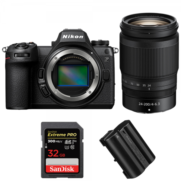 Nikon Z6 III + Z 24-200mm f/4-6.3 VR + 1 SanDisk 32GB Extreme PRO UHS-II SDXC 300 MB/s + 1 Nikon EN-EL15c|MCZ DIRECT