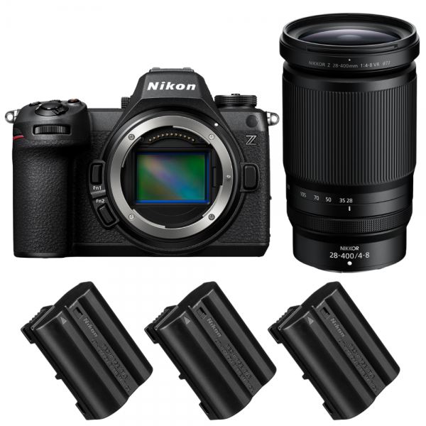 Nikon Z6 III + Z 28-400mm f/4-8 VR + 3 Nikon EN-EL15c-1