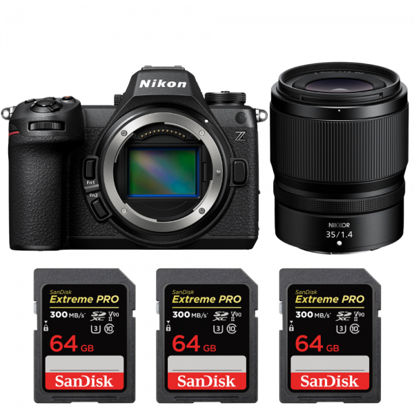 Nikon Z6 III + Z 35mm f/1.4 + 3 SanDisk 64GB Extreme PRO UHS-II SDXC 300 MB/s-1