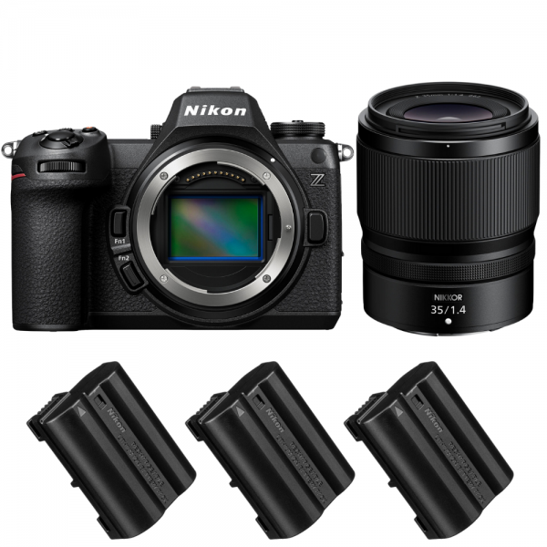 Nikon Z6 III + Z 35mm f/1.4 + 3 Nikon EN-EL15c|MCZ DIRECT