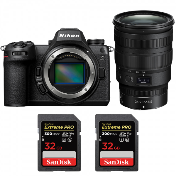 Nikon Z6 III + Z 24-70mm f/2.8 S + 2 SanDisk 32GB Extreme PRO UHS-II SDXC 300 MB/s|MCZ DIRECT