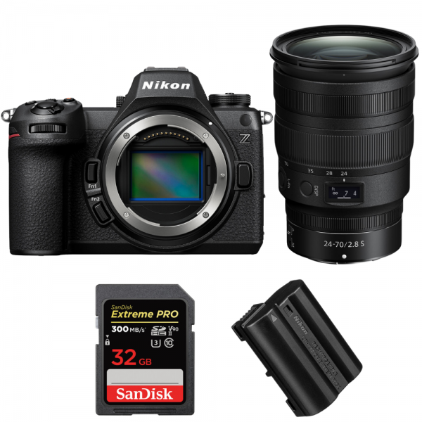 Nikon Z6 III + Z 24-70mm f/2.8 S + 1 SanDisk 32GB Extreme PRO UHS-II SDXC 300 MB/s + 1 Nikon EN-EL15c-1