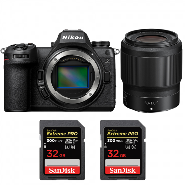 Nikon Z6 III + Z 50mm f/1.8 S + 2 SanDisk 32GB Extreme PRO UHS-II SDXC 300 MB/s|MCZ DIRECT