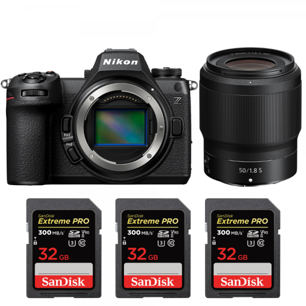 Nikon Z6 III + Z 50mm f/1.8 S + 3 SanDisk 32GB Extreme PRO UHS-II SDXC 300 MB/s-1