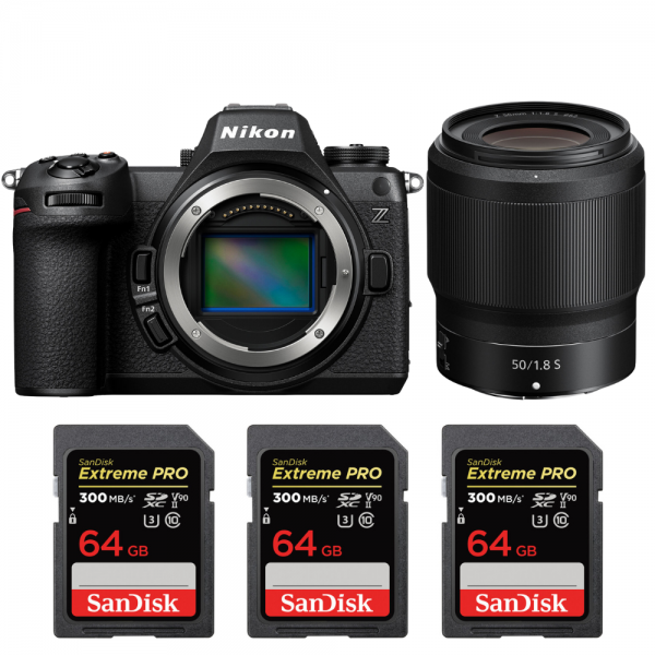 Nikon Z6 III + Z 50mm f/1.8 S + 3 SanDisk 64GB Extreme PRO UHS-II SDXC 300 MB/s-1