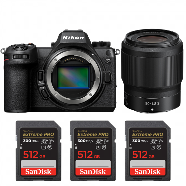 Nikon Z6 III + Z 50mm f/1.8 S + 3 SanDisk 512GB Extreme PRO UHS-II SDXC 300 MB/s-1