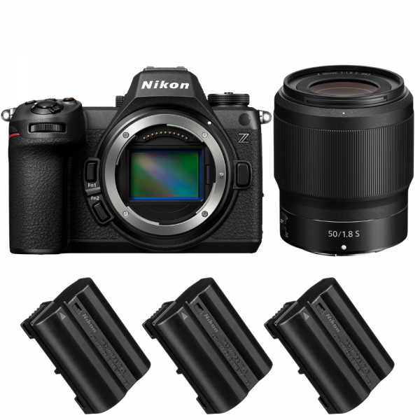 Nikon Z6 III + Z 50mm f/1.8 S + 3 Nikon EN-EL15c|MCZ DIRECT