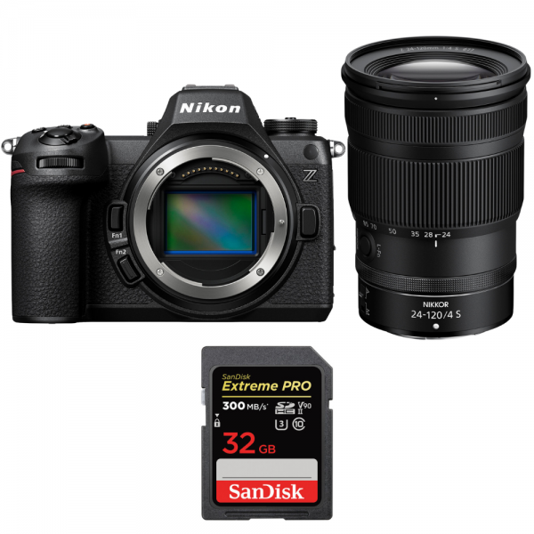 Nikon Z6 III + Z 24-120mm f/4 S + 1 SanDisk 32GB Extreme PRO UHS-II SDXC 300 MB/s|MCZ DIRECT