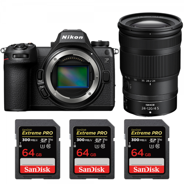 Nikon Z6 III + Z 24-120mm f/4 S + 3 SanDisk 64GB Extreme PRO UHS-II SDXC 300 MB/s-1