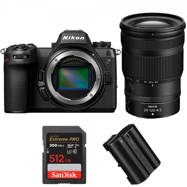 Nikon Z6 III + Z 24-120mm f/4 S + 1 SanDisk 512GB Extreme PRO UHS-II SDXC 300 MB/s + 1 Nikon EN-EL15c-1