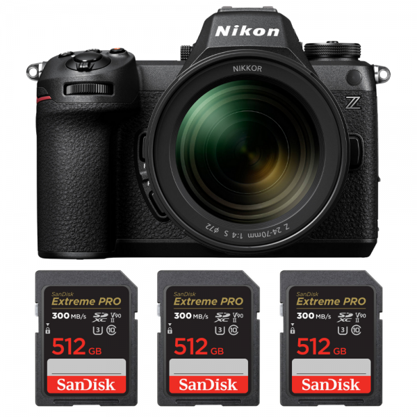 Nikon Z6 III + Z 24-70mm f/4 S + 3 SanDisk 512GB Extreme PRO UHS-II SDXC 300 MB/s-1