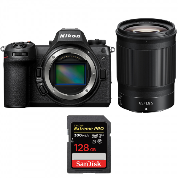 Nikon Z6 III + Z 85mm f/1.8 S + 1 SanDisk 128GB Extreme PRO UHS-II SDXC 300 MB/s|MCZ DIRECT