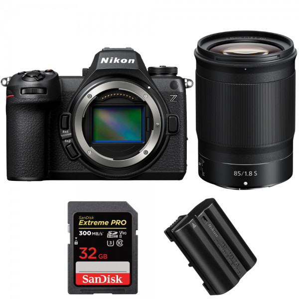 Nikon Z6 III + Z 85mm f/1.8 S + 1 SanDisk 32GB Extreme PRO UHS-II SDXC 300 MB/s + 1 Nikon EN-EL15c-1